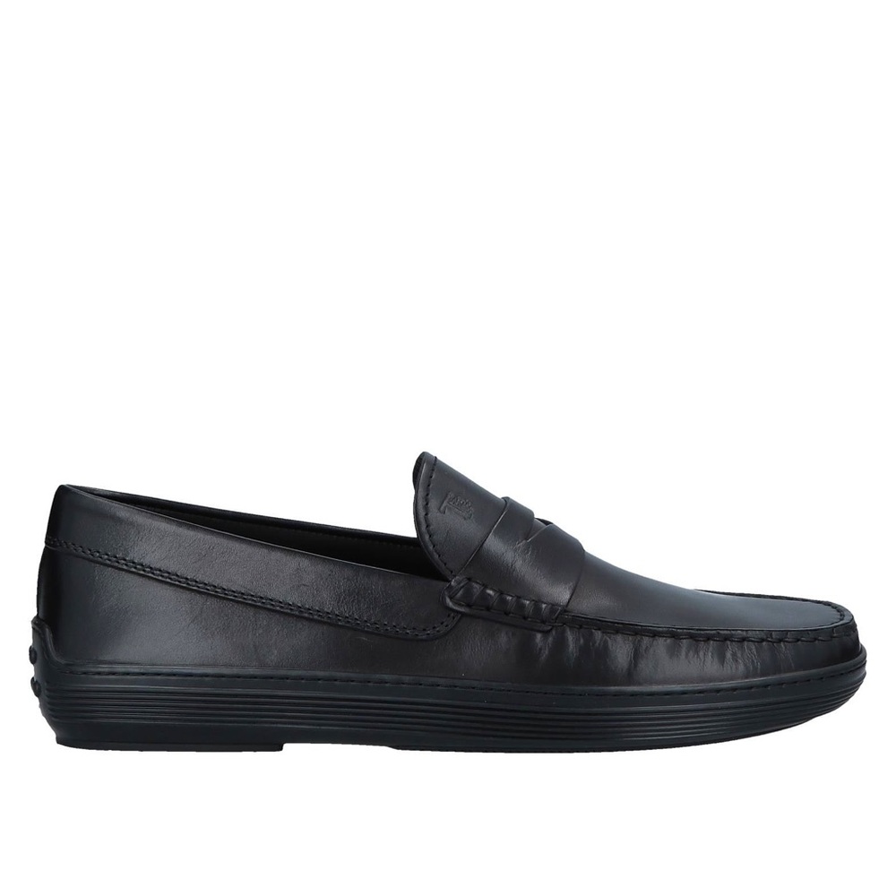 $699 NEW Mens Tods Black Loafers Shoes Size 11 US